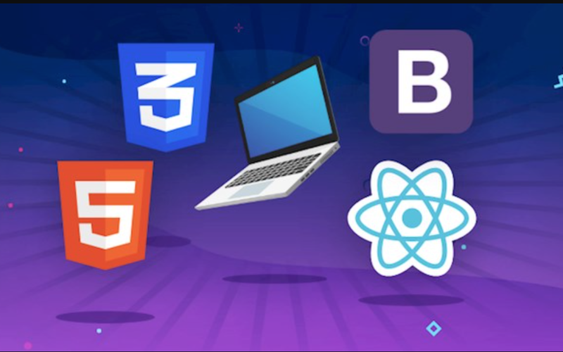Full Stack Web Development HTML, CSS, Bootstrap and React JS Coupon